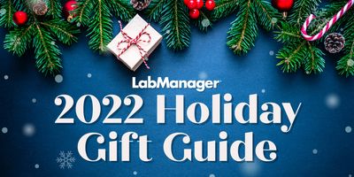 Illustration reading "Lab Manager 2022 Holiday Gift Guide"