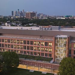 Aerial view of the Ralph S. O'Connor Engineering and Science Building