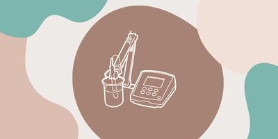 Illustration of a pH meter