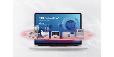 The Gibco CTS Cellmation Software on a computer connecting various devices