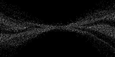 flowing moving particles design background