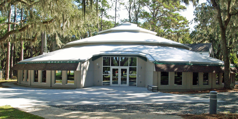 Exterior view of UGA's Ocean Sciences Instructional Center 