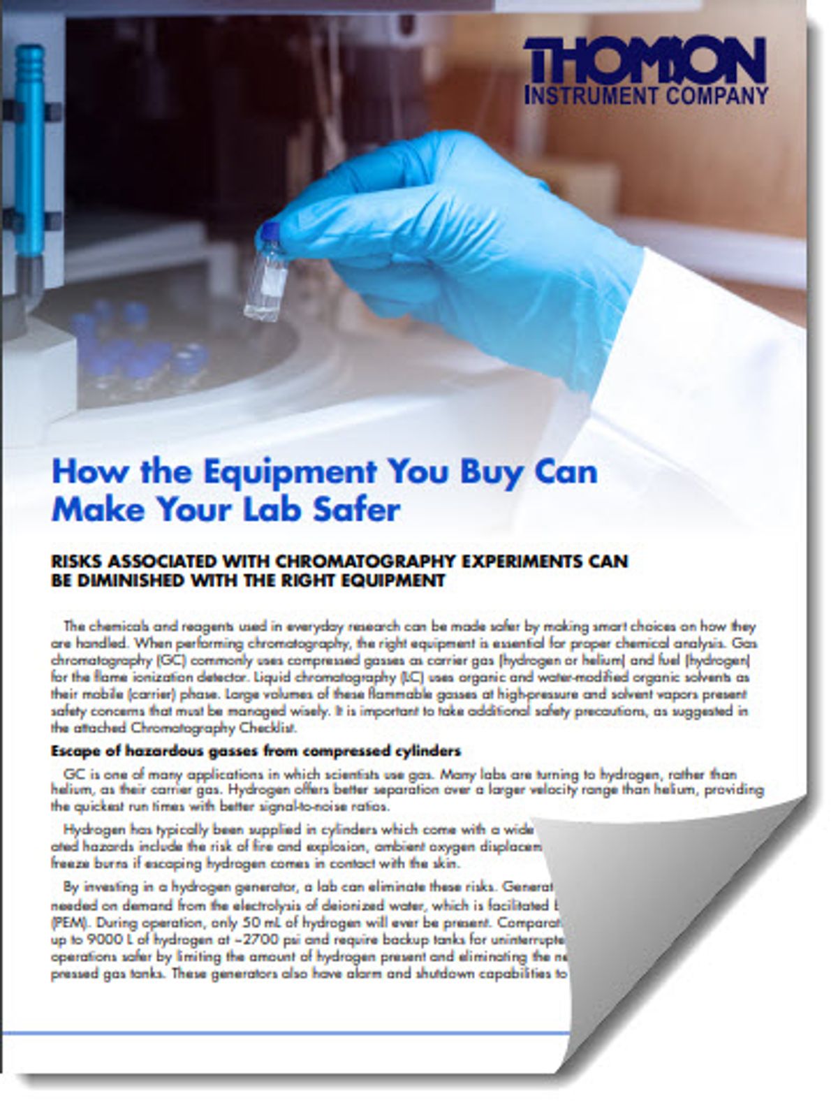 How the Equipment You Buy Can Make Your Lab Safer