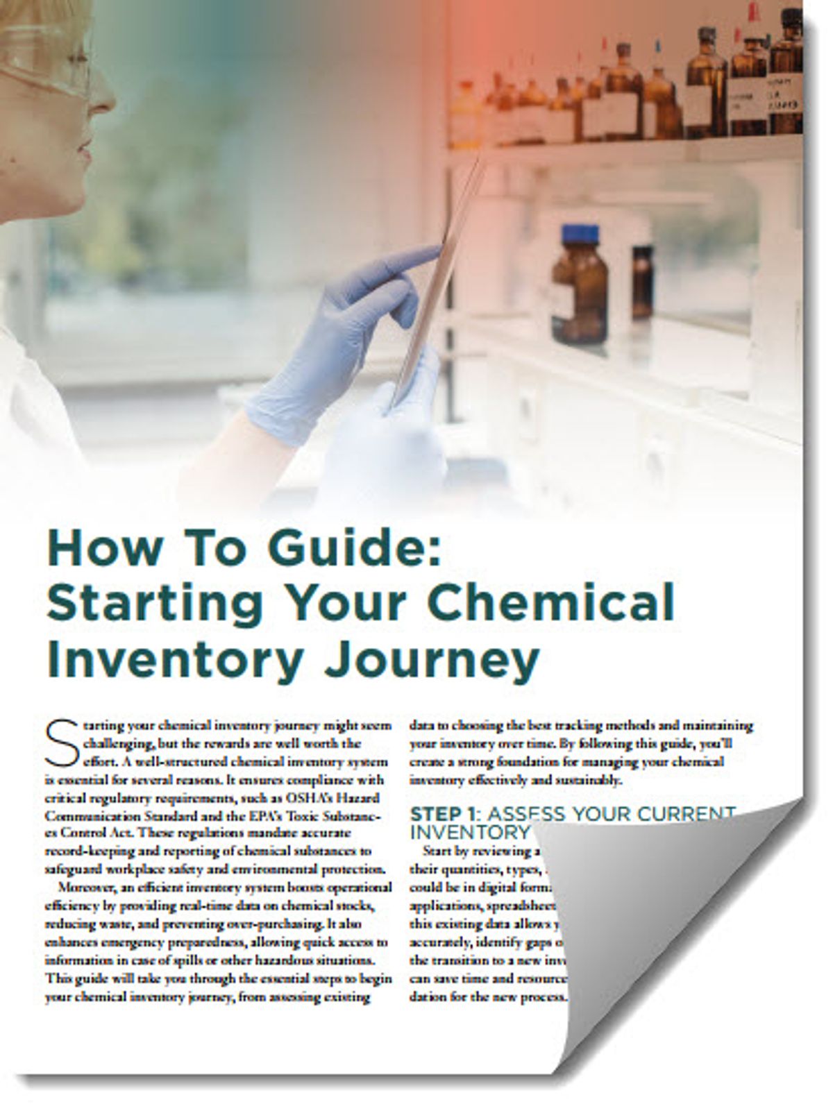 How to Build an Effective Chemical Inventory System